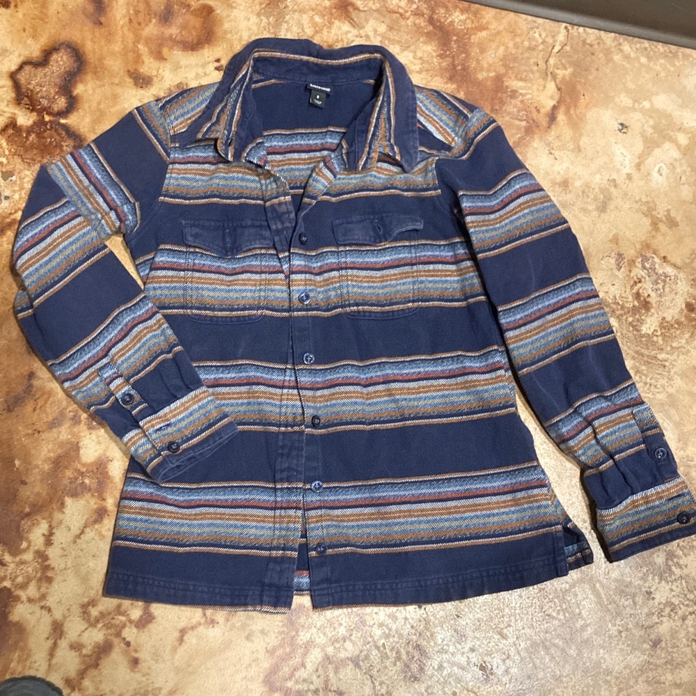 Patagonia Dark Blue Organic Cotton Apparel